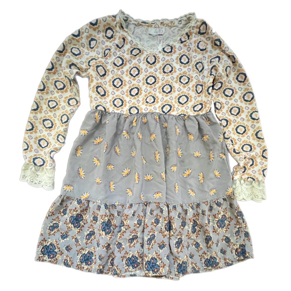 Matilda Jane 435‎ Girl's Floral Lace Trimmed Dress - 12